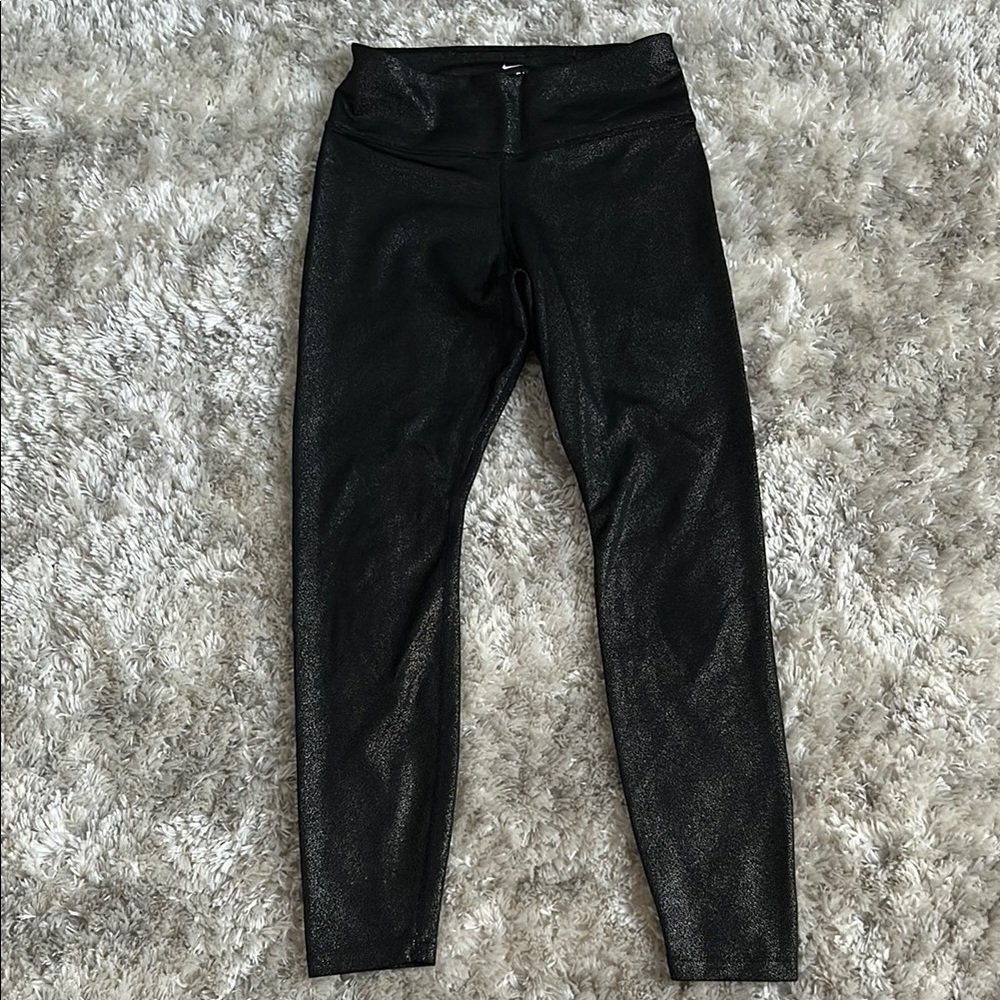 Women's Nike 7/8 Black Sparkle Leggings
